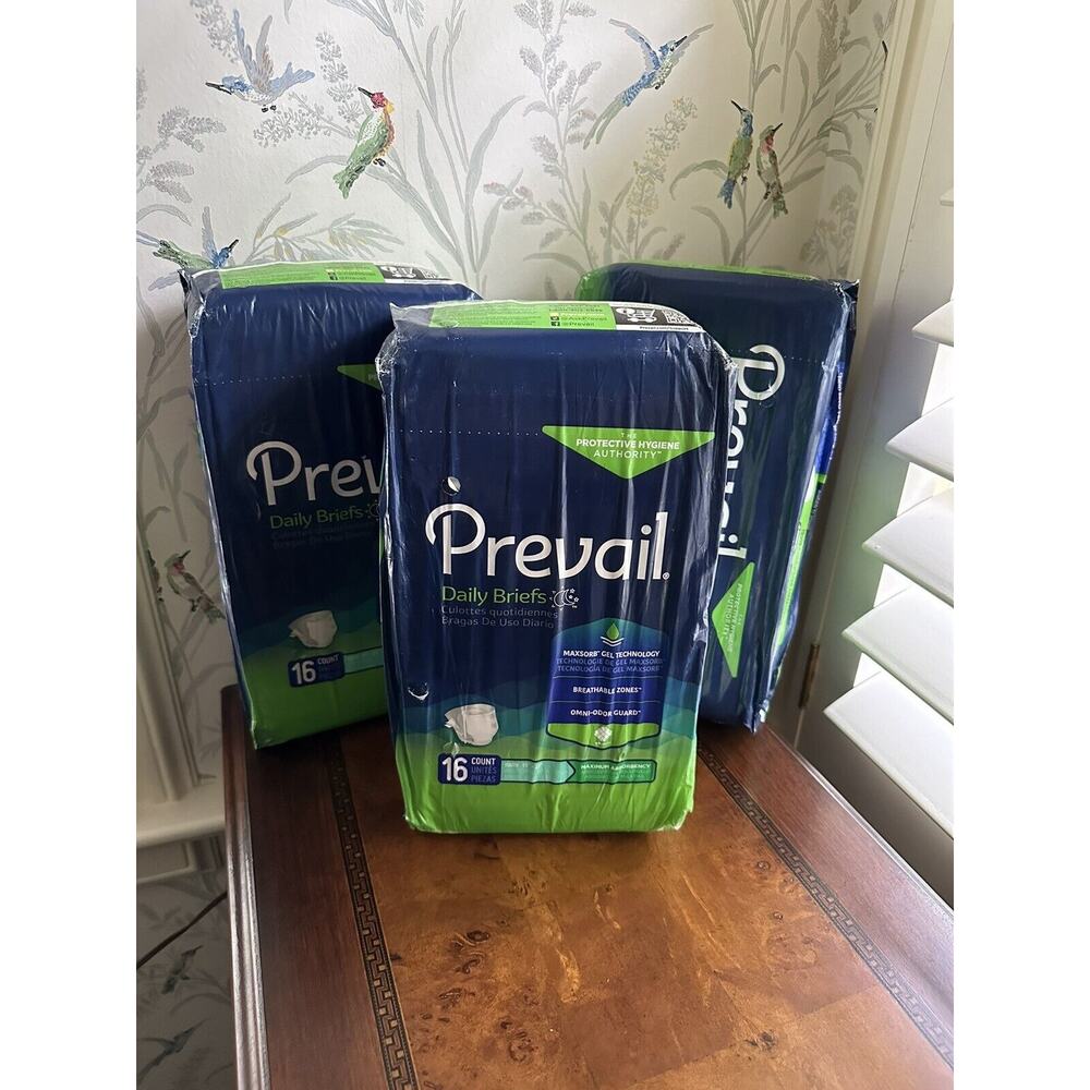 Prevail 16ct-Youth Sized 15"-22" Daily Briefs, PV-015